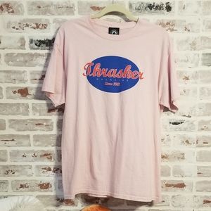 Thrasher pink tshirt size L
